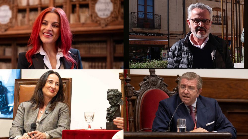 Sara García, Bernardo García-Bernalt, Marisa Fernández e Isidoro Alanís, nuevos socios de honor de Alumnii Usal.