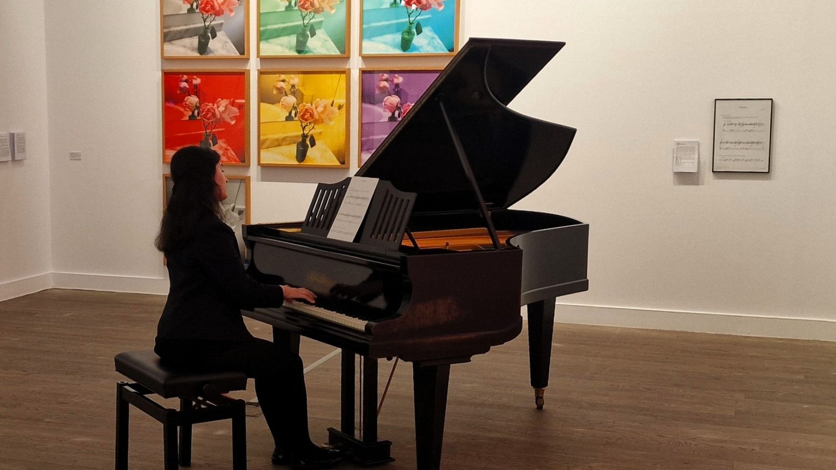 Blanca Travieso, interpretando Vexations en Fonseca.
