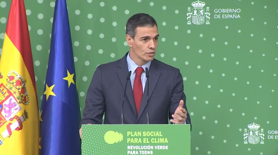Pedro Sánchez, presidente del Gobierno.