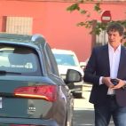 David Sánchez sale del juzgado. David Sánchez sale del juzgado.