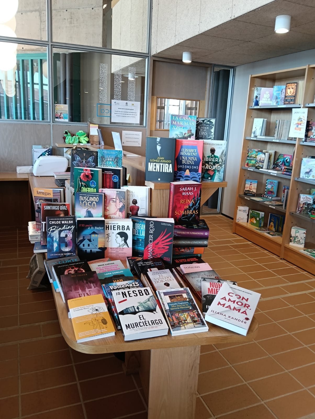 Algunas de las nuevas adquisiciones de la Biblioteca Municipal de Carbajosa. 