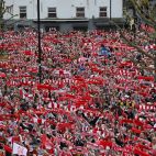La afición del Arsenal. 
