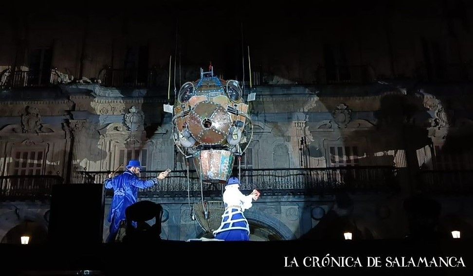 Una escena de 'Verne', en la Plaza Mayor.