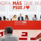 Pedro Sánchez, en la Ejecutiva de este lunes. Pedro Sánchez, en la Ejecutiva de este lunes.