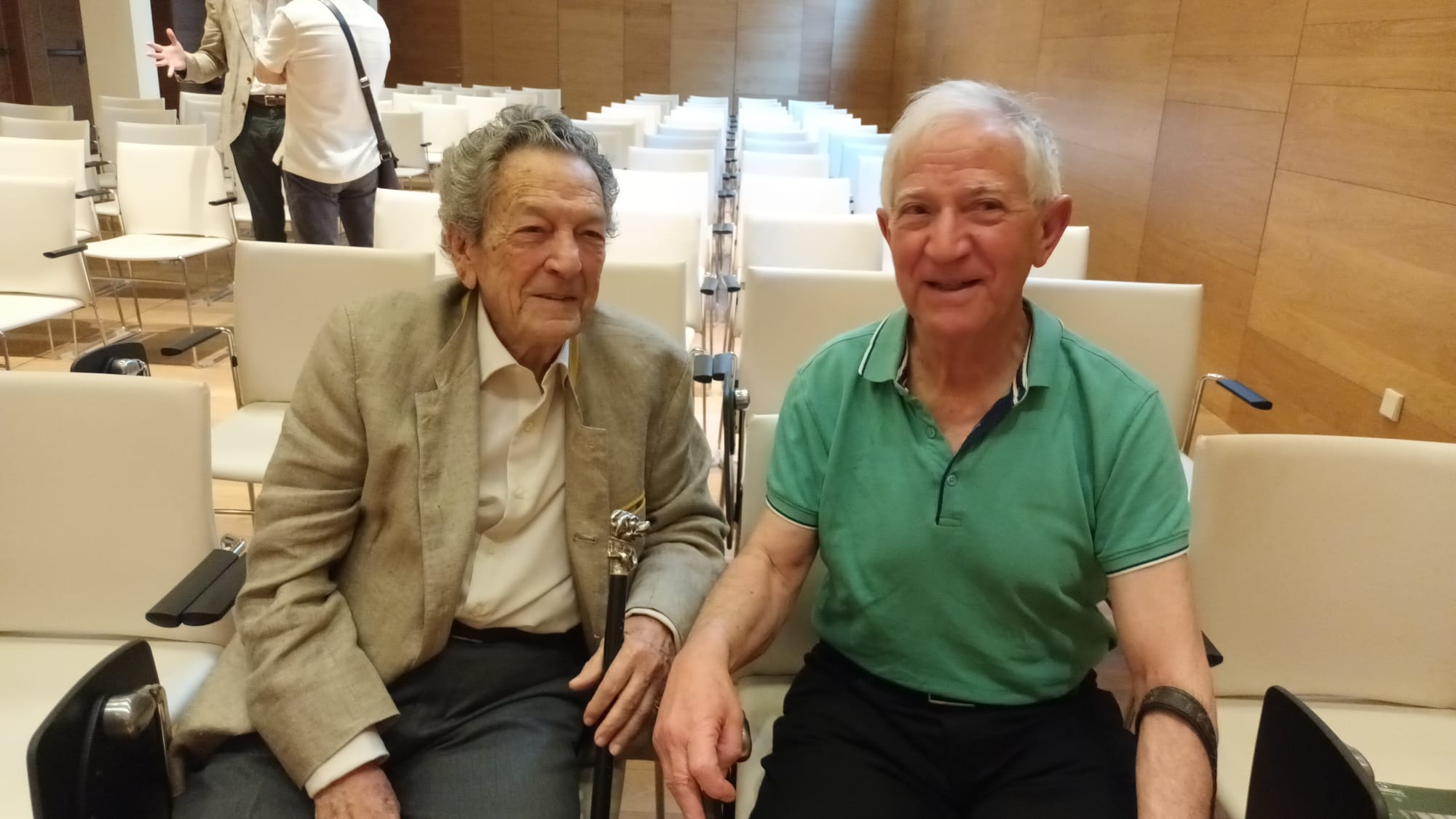 Juan José Aparicio y Ángel Iglesias. Fotografía. Seve Delgado