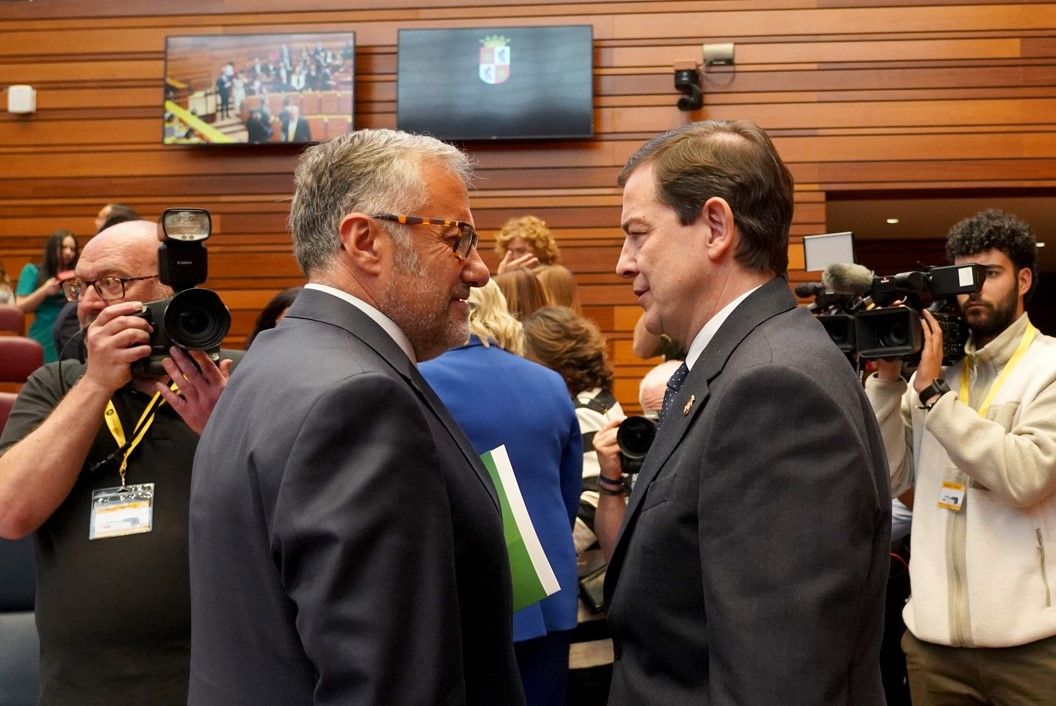 Mañueco y Pollán. (Archivo/Ical)