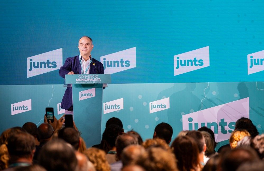Jordi Turull, en un acto de Junts. Jordi Turull, en un acto de Junts.