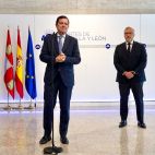 Mañueco y  Pollán presentan el pacto de Gobierno PP-Vox. (Archivo/Ical)