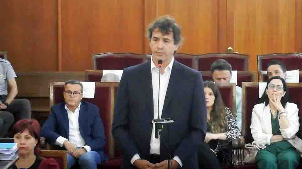 David Sánchez declara en el juicio.