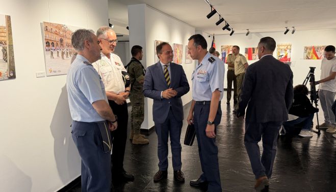 La Torre de los Anaya acoge la exposición ‘Orgullosos de servir a tu bandera’ con motivo del X Aniversario de la Renovación de la Bandera del REI Nº11 de Salamanca. La Torre de los Anaya acoge la exposición ‘Orgullosos de servir a tu bandera’ con motivo del X Aniversario de la Renovación de la Bandera del REI Nº11 de Salamanca.