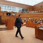 Mañueco, durante el pleno de investidura. (Ical)