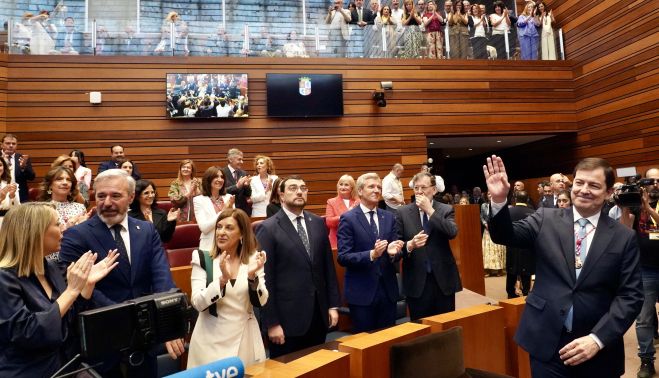 Miriam Chacón / ICAL. Toma de posesión de Alfonso Fernández Mañueco como presidente de la Junta de Castilla y León. 