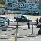 El control de la Guardia Civil salmantina en la Vía Helmántica.