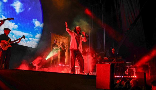 El Arrebato en concierto en Salamanca. El Arrebato en concierto en Salamanca.