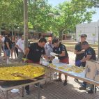 La paella popular en las fiestas del Zurguén en 2025.