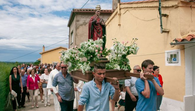 Procesión de San Ceferino en Tenebrón. Fotografía. Pablo de la Peña. 