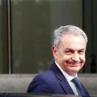 Zapatero, este miércoles al llegar a la Audiencia Nacional para declarar ante el juez.
