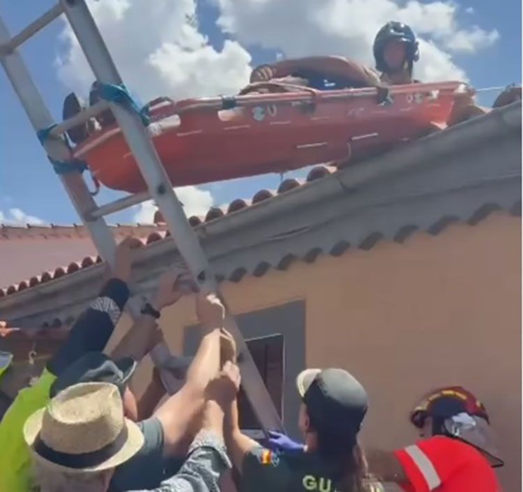 Rescate del vecino de Cipérez. Rescate del vecino de Cipérez.