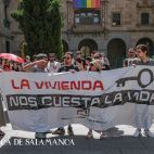 Manifestación contra el precio del alquiler de la vivienda convocada por la Asamblea Inquilinas y apoyada por la CGT. (Foto: Pablo de la Peña)