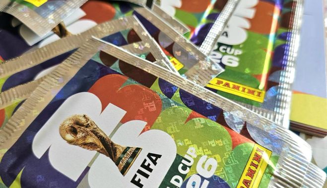 Los paquetes de cromos. Los paquetes de cromos.