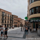 40º al sol y 38º a la sombra, este martes en Salamanca, a la misma hora.