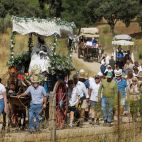 Romería a la Peña de Francia, este viernes. (Ical/Vicente)
