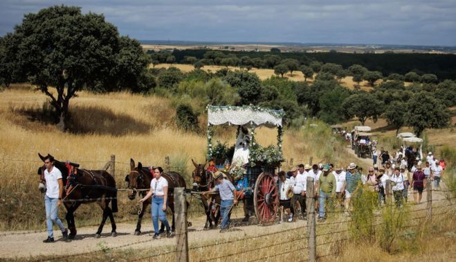 Romería a la Peña de Francia. (Ical/Vicente)