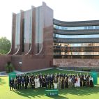 Foto de familia Acto bienvenida alumnos de prácticas Eurocaja