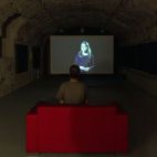 Susana Martín / ICAL. La instalación audiovisual ‘Genias’ se puede ver en el Colegio Arzobispo Fonseca. Susana Martín / ICAL. La instalación audiovisual ‘Genias’ se puede ver en el Colegio Arzobispo Fonseca.