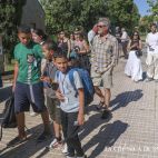 Quince menores saharauis pasan el verano en Salamanca. Fotografía. Pablo de la Peña. 