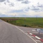 El inicio de la carretera desde Peñaranda. (Google Maps)