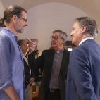 Susana Martín / ICAL. El alcalde de Salamanca, Carlos García Carbayo, y el rector de la Universidad Pontificia de Salamanca, Santiago García-Jalón de la Lama, presentan las novedades de Scala Coeli. 