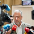Leticia Pérez / ICAL. El vicepresidente primero y consejero de Desregulación, Familia y Ayudas Sociales, Carlos Pollán, informa de su reunión con Cáritas Castilla y León y sobre otros temas de actualidad.