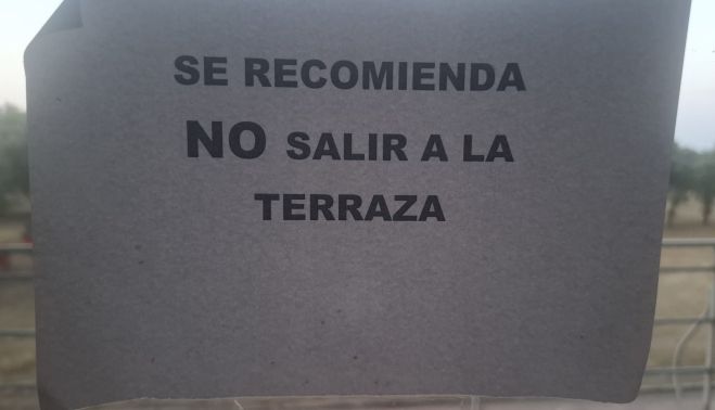 Cartel informativo. 