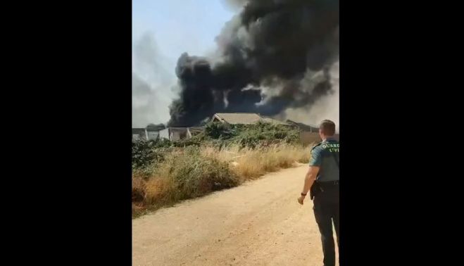 Incendio en Pelabravo (Guardia Civil Salamanca) Incendio en Pelabravo (Guardia Civil Salamanca)