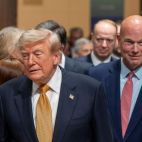 Trump, en la asamblea de la OTAN en Turquía. Trump, en la asamblea de la OTAN en Turquía.