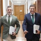 Carlos Fernández Carriedo (derecha) y Julio López revuelta. (Ical)