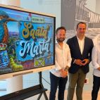 La presentación de las fiestas de Santa Marta.