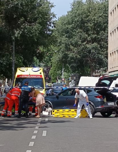 Atropello múltiple en Comuneros. 