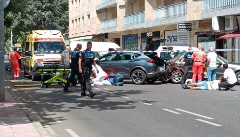 Atropello múltiple en Comuneros (2)