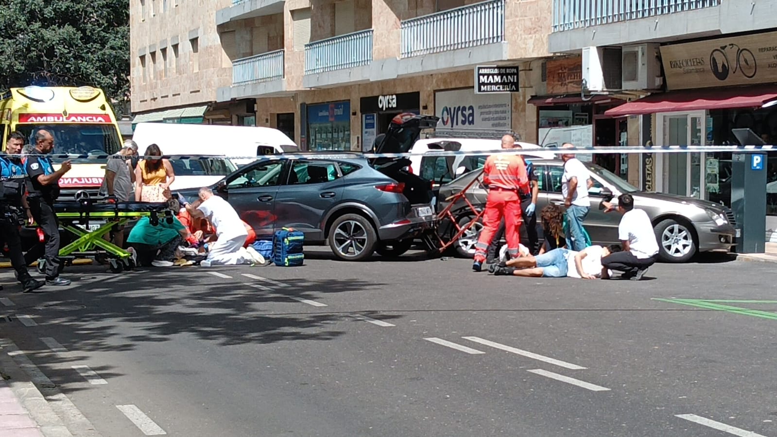 Atripello múltiple en Comuneros (3)
