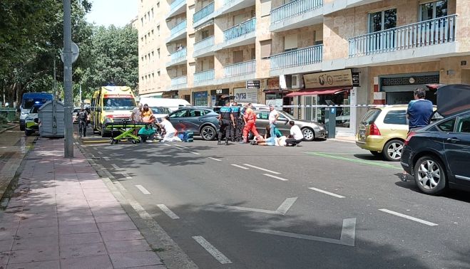 Atripello múltiple en Comuneros (1)