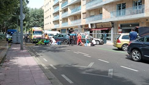 Atripello múltiple en Comuneros (1)