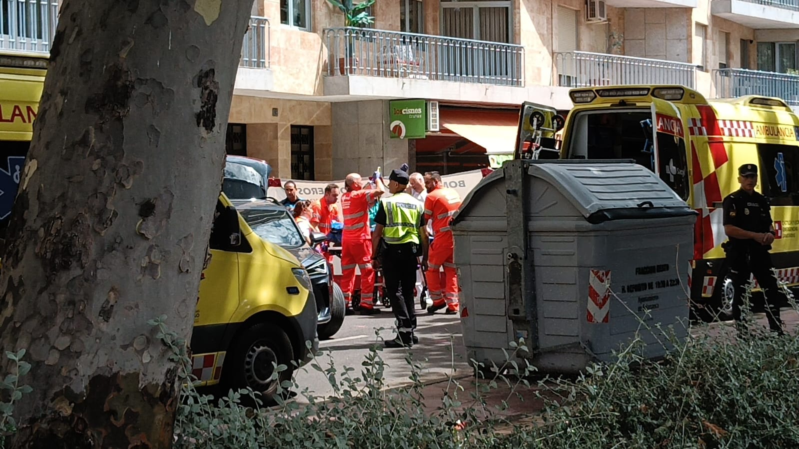 Atropello múltiple en Comuneros.  (1)