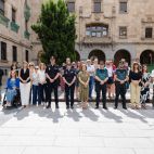 Minuto de silencio en Salamanca en honor de María Celeste. 