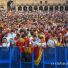 Buen ambiente en la Plaza Mayor para seguir el España-Francia del mundial. (Foto: Pablo de la Peña) Buen ambiente en la Plaza Mayor para seguir el España-Francia del mundial. (Foto: Pablo de la Peña)