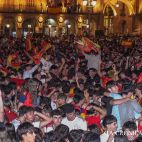 Salamanca celebra pase a la final mundial. (Foto: Pablo de la Peña)