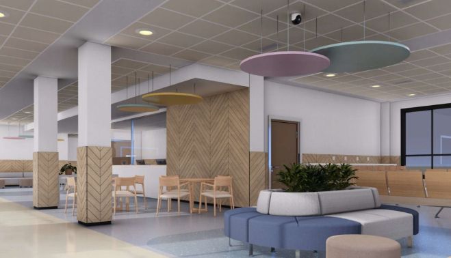 Futura Sala de Espera Hospital de Día OH. Futura Sala de Espera Hospital de Día OH.