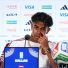 Lamine Yamal comparece en una rueda de prensa durante el mundial con joyas. Lamine Yamal comparece en una rueda de prensa durante el mundial con joyas.