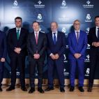 Directivos de Caja Rural y de la Fundación Real Madrid.